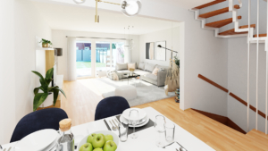 Visualisierung Wohnzimmer