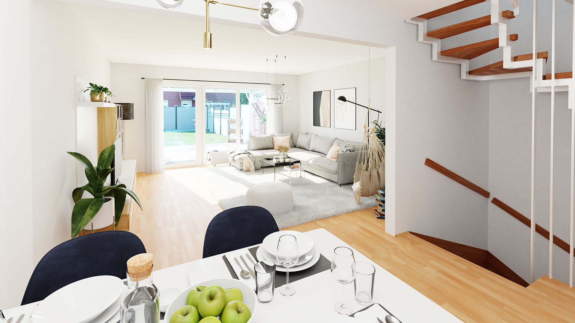 Visualisierung Wohnzimmer