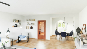 Wohn- Esszimmer Visualisierung