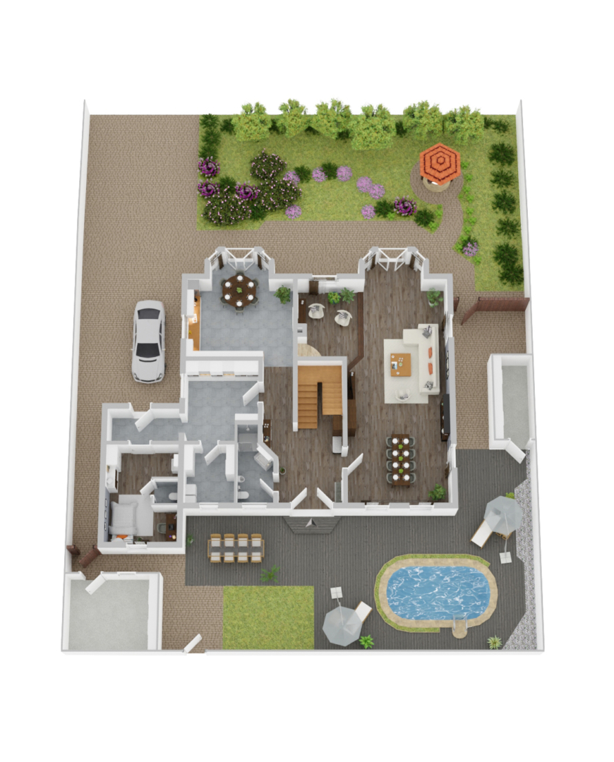 3D Grundriss EG