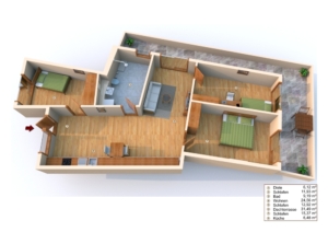 Scheßlitz Grundriss 4-Zimmer Whg.