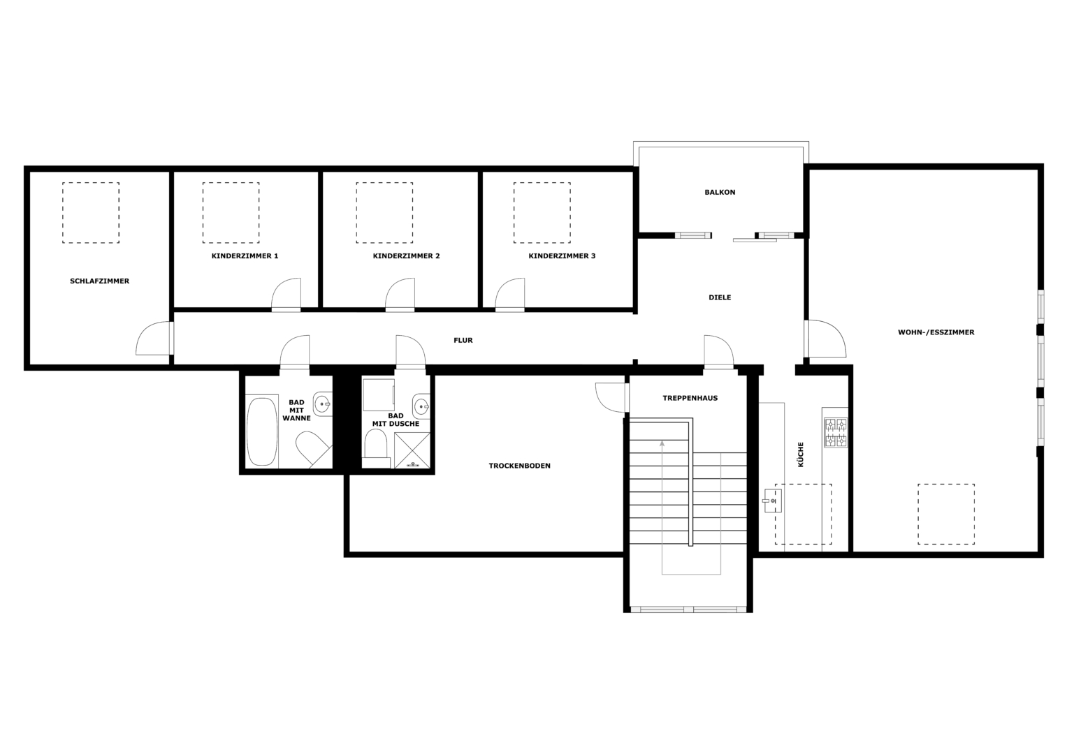 Grundriss Wohnung