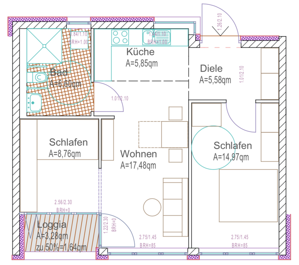 Grundriss Beispiel
