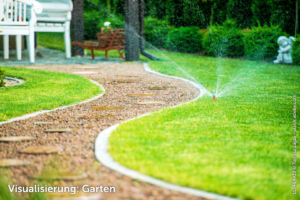 Visualisierung Gartenweg