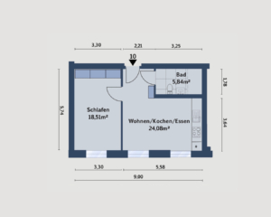 Wohnung 10 Grundriss