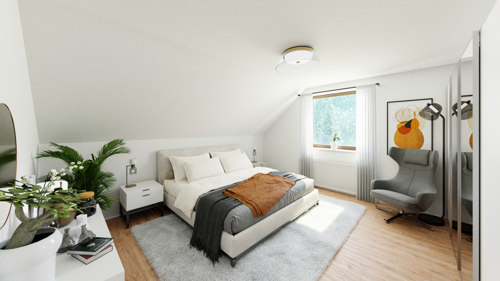 Visualisierung Schlafzimmer