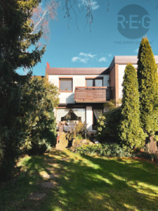 Hausansicht Gartenperspektive