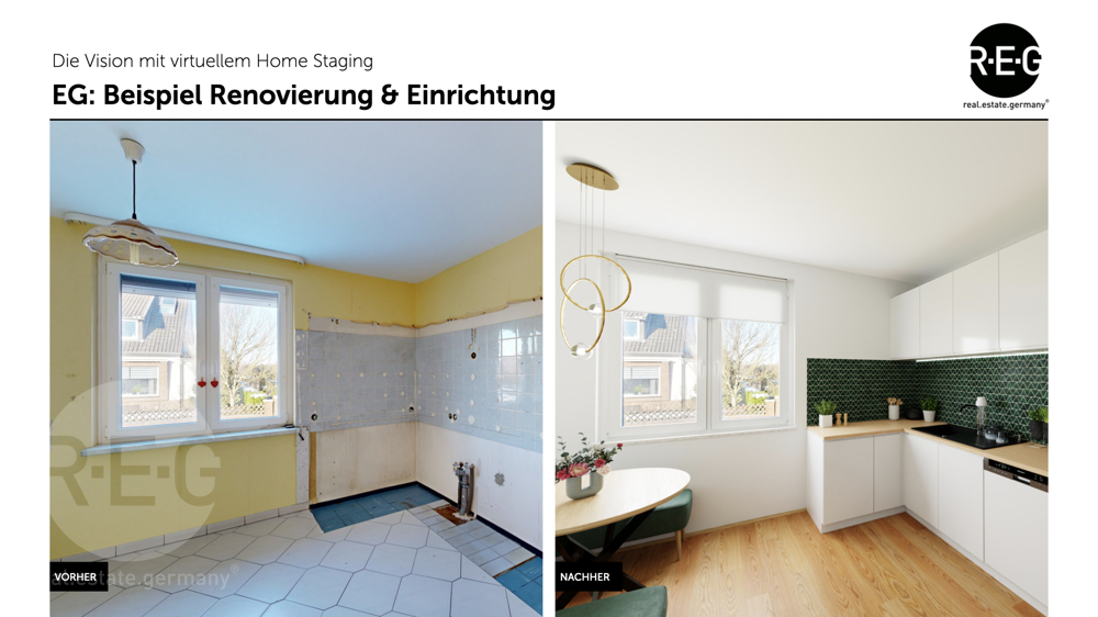 Küche vorher/nachher