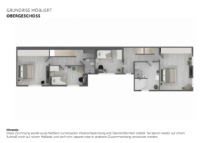 Grundriss OG möbliert
