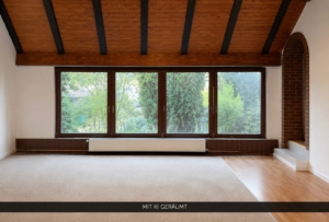 Wohnzimmer Fensterfront
