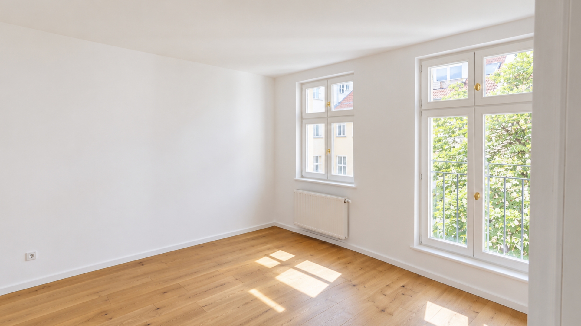 Blick ins Schlafzimmer